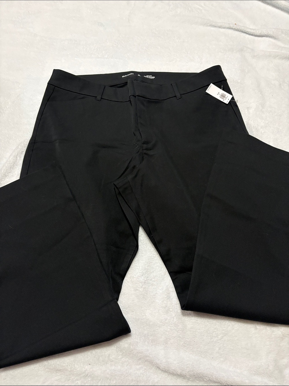 Old Navy Black Men's Dress Pants - Flat Front Tailored Look